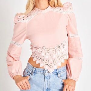 LoveShackFancy Hito Handkerchief Top